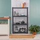 preview thumbnail 2 of 5, Sterilite Plastic Shelf Storage Organizing Unit with 4 Shelves, Gray, 3 Pack - 3-Pack