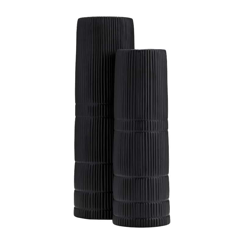 Sagebrook Home Modern Neutral Ceramic Vase