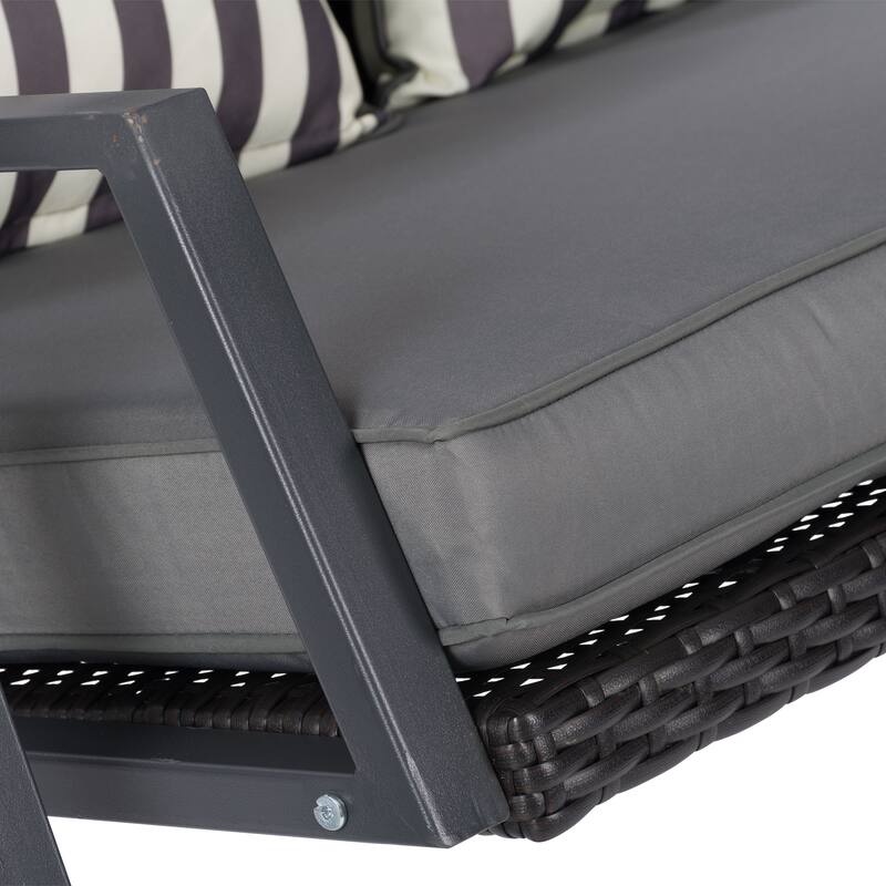 CorLiving 3-Seat Patio Swing with Canopy