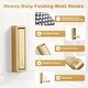 preview thumbnail 22 of 32, Folding Coat Hooks, 4Pcs Foldable Heavy Duty Wall Hooks