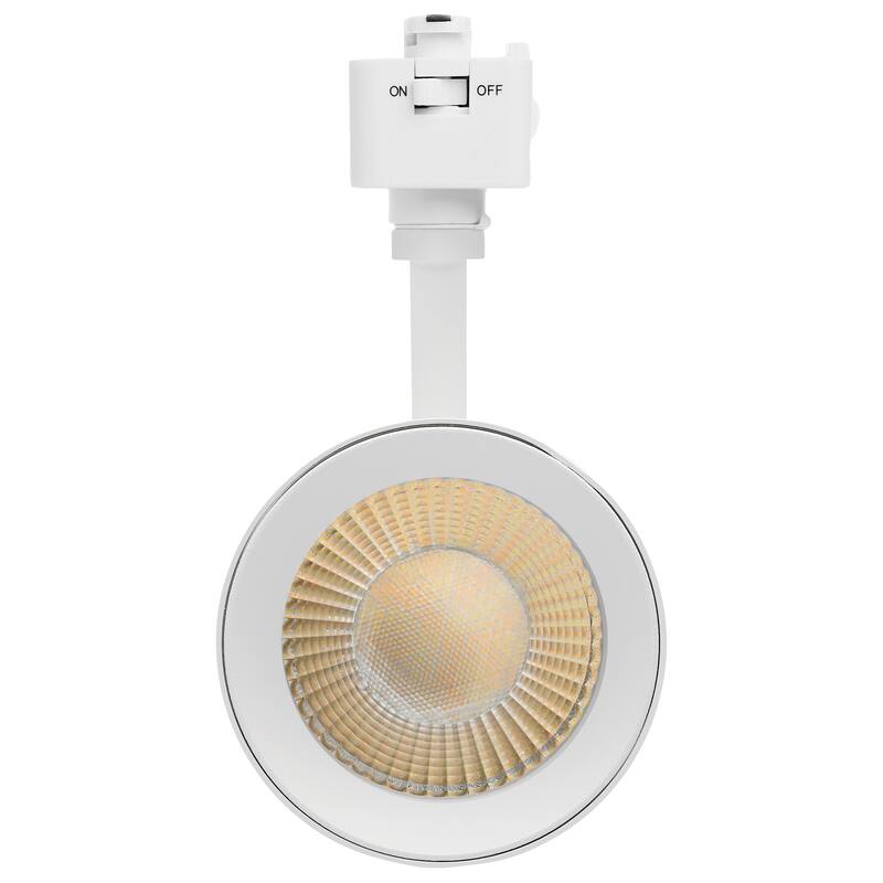 30W LED Track Head 48 Degree Beam Spread J-Style Track 5 CCT Selectable Matte White - Matte White