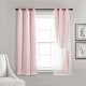 preview thumbnail 141 of 146, Lush Decor Grommet Sheer Panel Pair with Insulated Blackout Lining