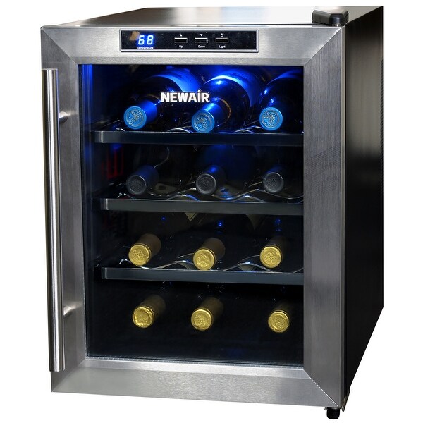 NewAir AW-121E 12 Bottle Countertop Thermoelectric Wine Cooler