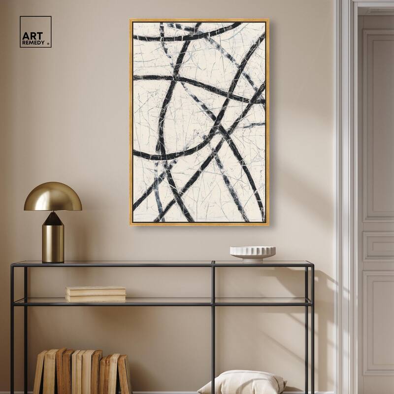 Intersecting Lines II Canvas by Art Remedy