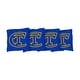 preview thumbnail 1 of 1, New York City Tech Yellow Jackets Blue Cornhole Bags All-Weather Resin Filled