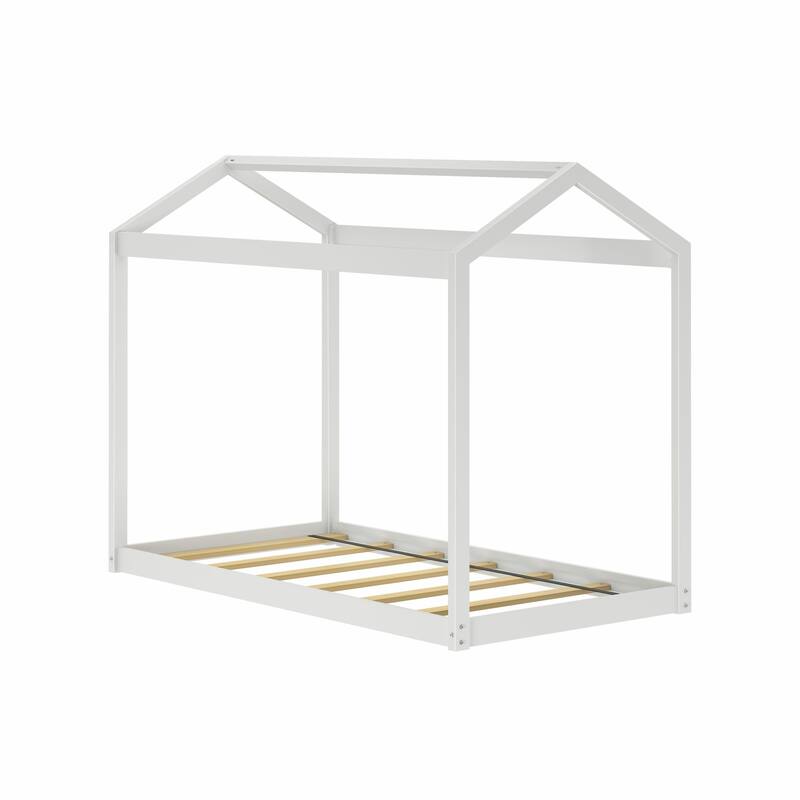 Max and Lily Classic Twin Floor House Bed