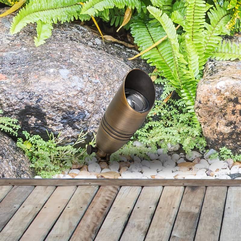 Juniper Supply Spot Light 3W 8.5H in Cast Brass Finish