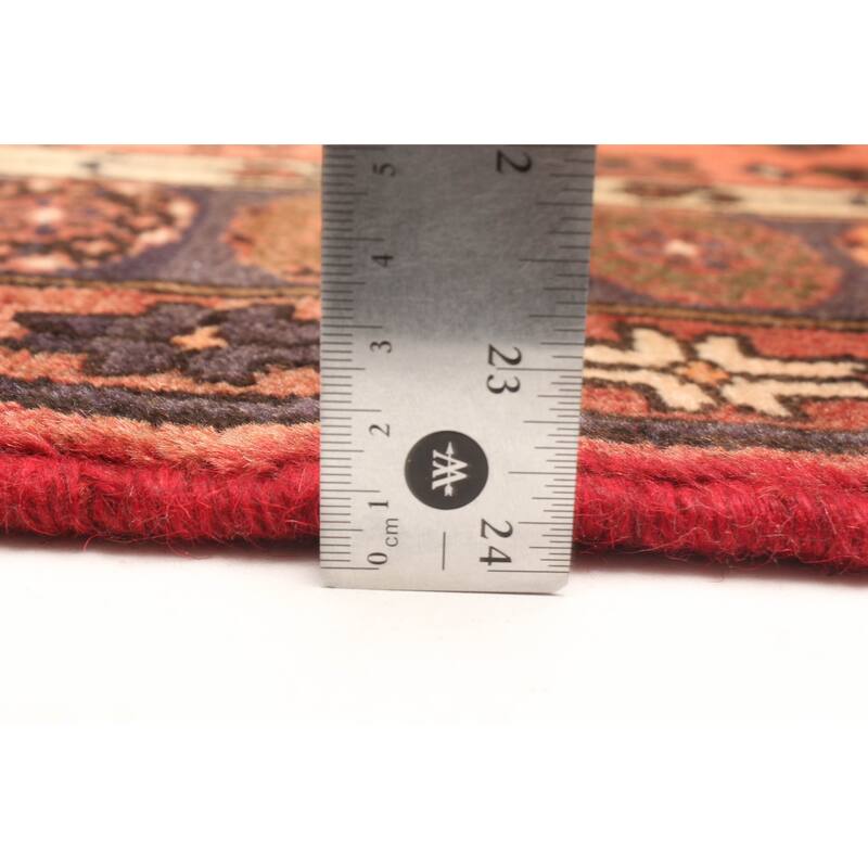 ECARPETGALLERY Hand-knotted Andelz Red Wool Rug - 4'2 x 6'9