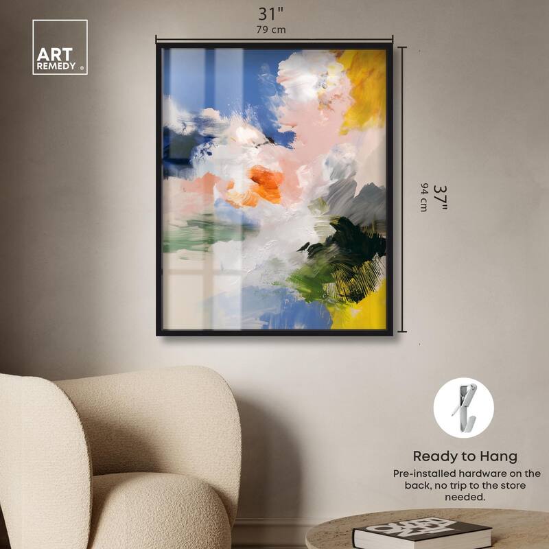 Clouds and Color I Shadowbox by Art Remedy