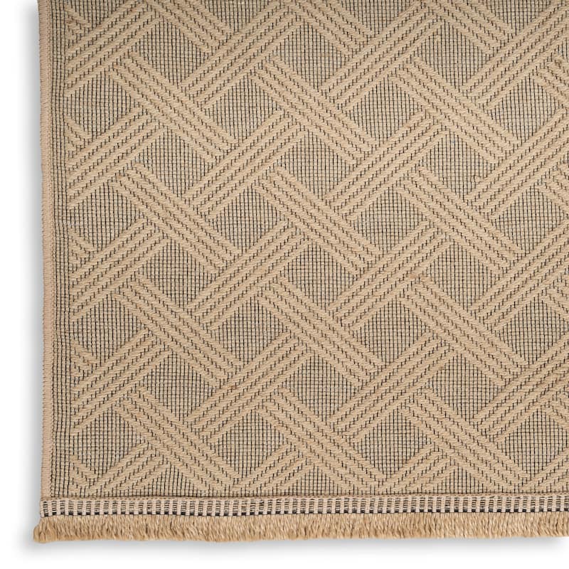 Nourison Washable Indoor Geometric Jute Area Rug