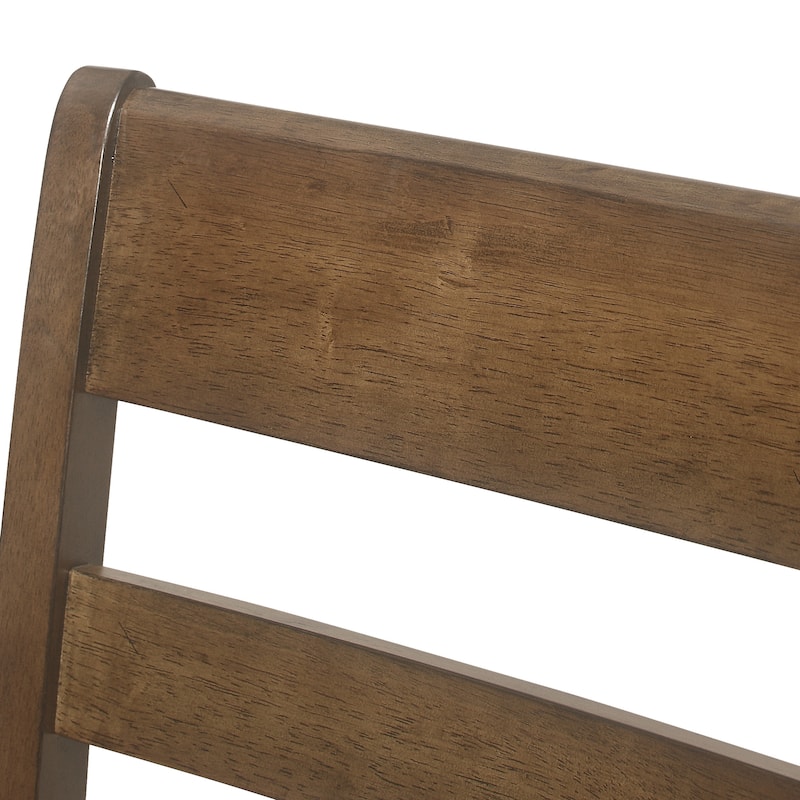Benner Farmhouse Upholstered Wood Counter Stools (Set of 2) by Christopher Knight Home - 20.00" L x 22.50" W x 41.34" H