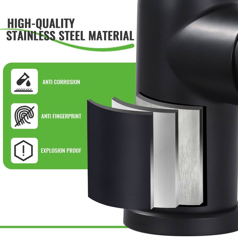 WOWOW Single Handle Bar Faucet With Swivel Spout