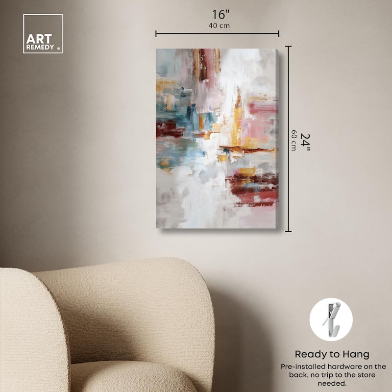 Warmth and cool I Canvas by Art Remedy, Gallery Wrapped