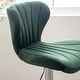 preview thumbnail 56 of 75, Roundhill Furniture Ellston Upholstered Adjustable Swivel Barstools, Set of 2