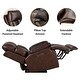 preview thumbnail 5 of 4, 38.5" W Electric Power Recliner Chair Faux Leather Reclining Chair with USB Ports Bedroom Living Room Home Theater Seating