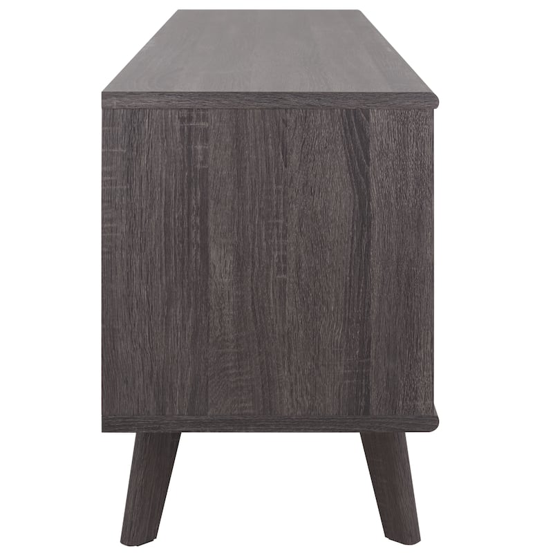 SAFAVIEH Alatar 3-Drawer Entertainment TV Media Stand (65" Flatscreen TV) - 58.7 in. x 15.2 in. x 23.9 in.