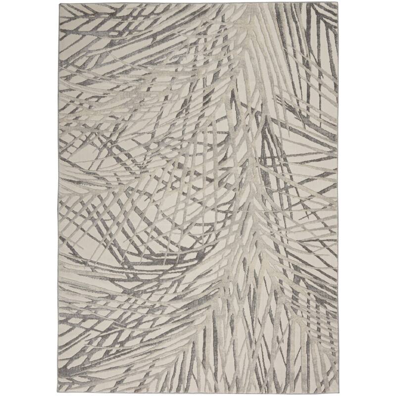 Nourison Rustic Textures Abstract Floral Area Rug