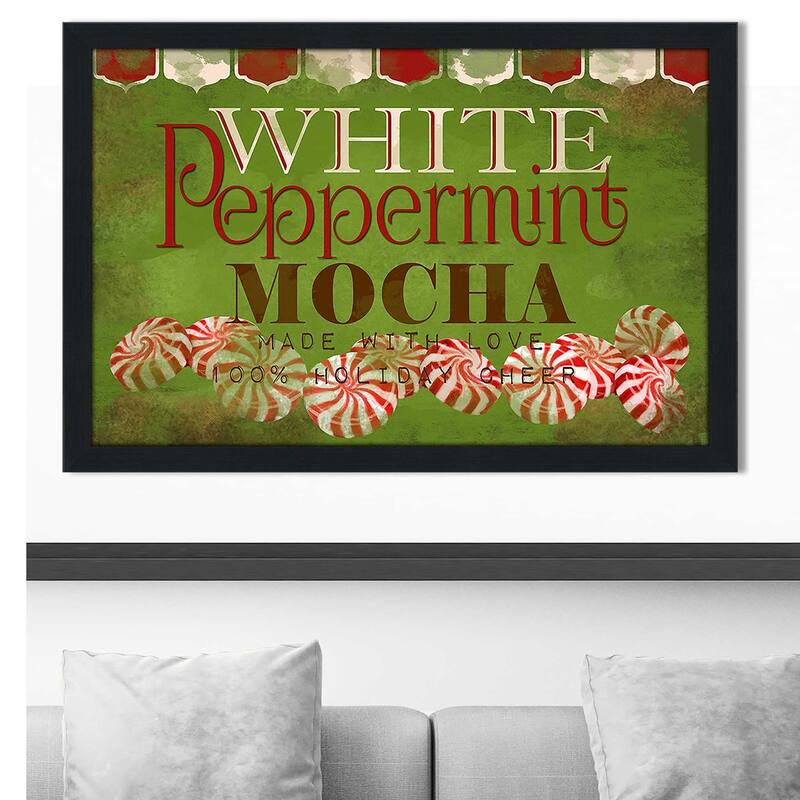 "White Peppermint Mocha" by Jodi Print on Acrylic