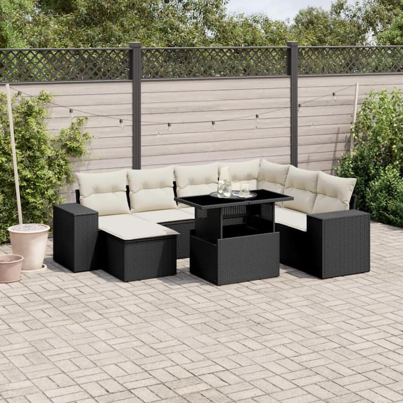 vidaXL Garden Sofa Set - 21.7 x 39.4 x 28.7