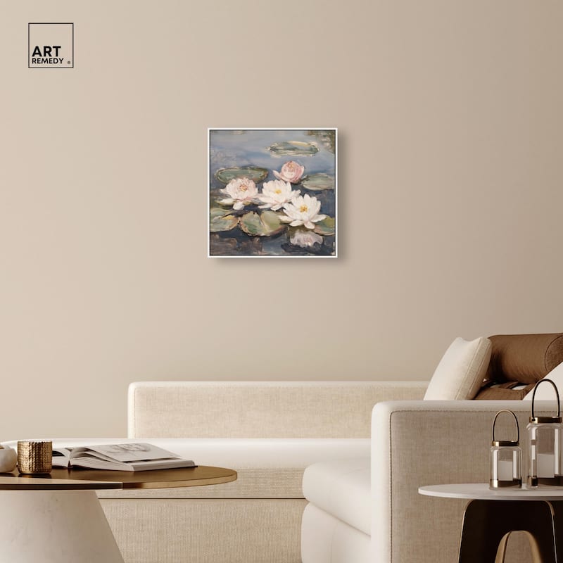 Water Lilies Canvas by Art Remedy