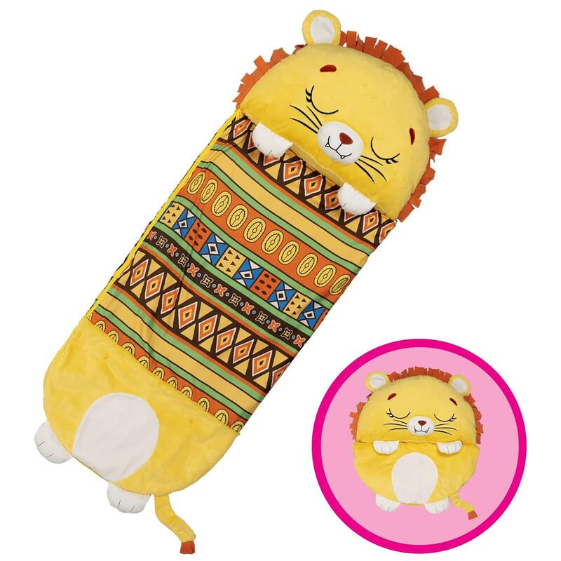 Happy Nappers: Pillow & Sleepy Sack: Large - Lion Lex - 66 x 30",7+
