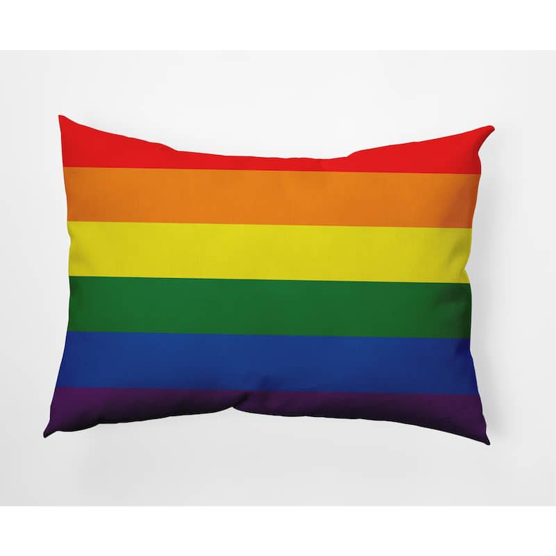 Pride Flag Outdoor Throw Pillow