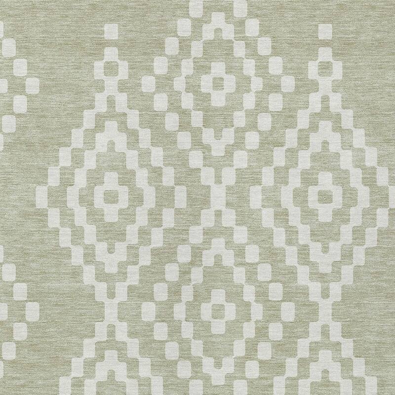 HomeRoots Geometric Transitional Rectangle Outdoor Rug
