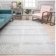 preview thumbnail 1 of 8, Serafina Geometric Rustic Gray Area Rug by Issaac Mizrahi