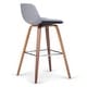 preview thumbnail 92 of 147, WYNDENHALL Cacey Mid Century Modern Bentwood Counter Height Stool (Set of 2) - 20.7'' x 21.1'' x 36.6
