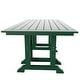 preview thumbnail 41 of 49, Laguna Hdpe All Weather Outdoor Patio 71" Rectangular Dining Table