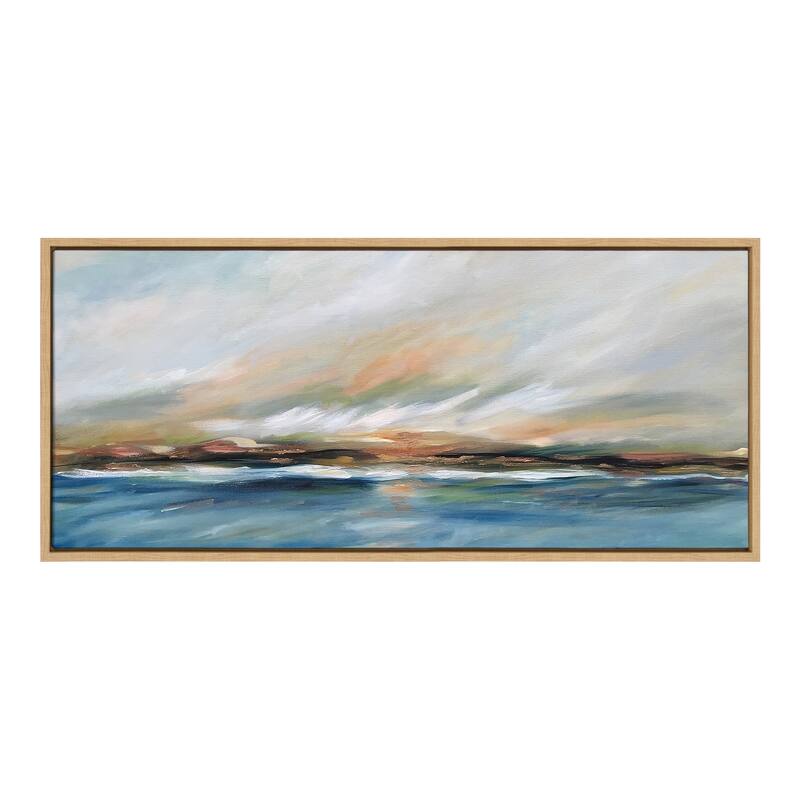 Kate and Laurel Sylvie Sunday Morning Framed Canvas by Mary Sparrow