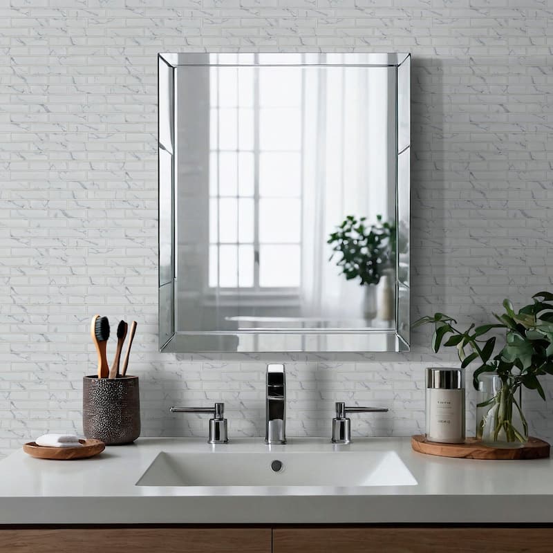 Ackland AKM-P-L1X4BRM-CA 12" x 12" Porcelain Brick Floor and Wall