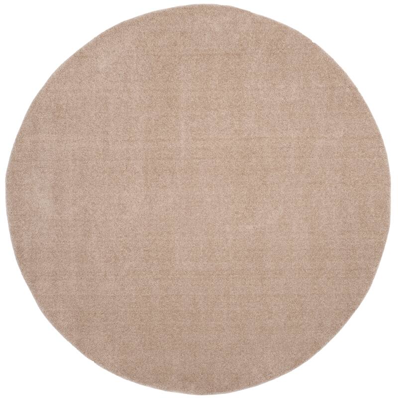 SAFAVIEH Velvet Shag Eusebia Solid Polyester Rug