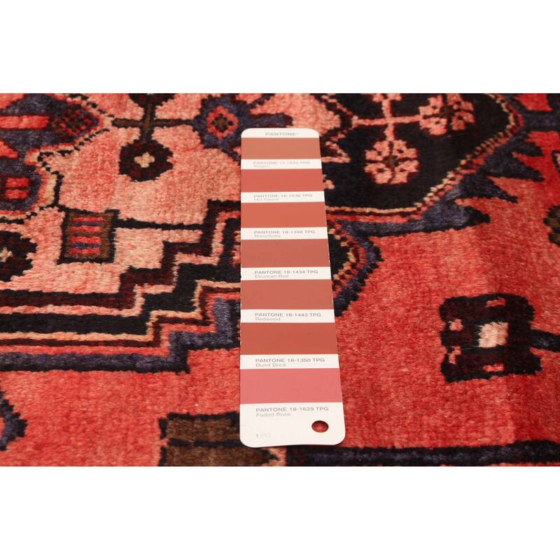 ECARPETGALLERY Hand-knotted Anadol Red Wool Rug - 3'4 x 9'11