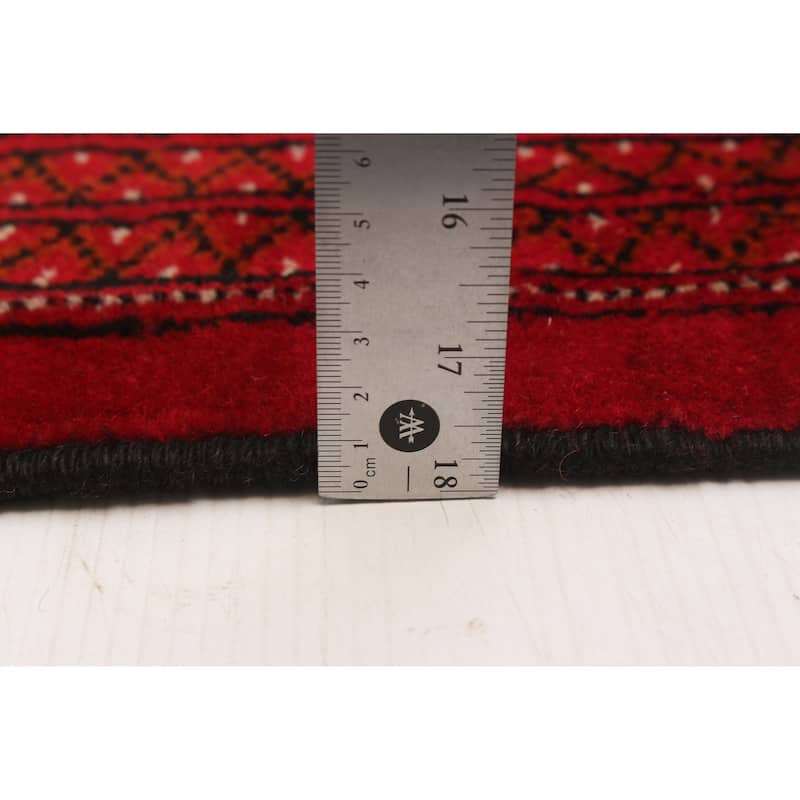 ECARPETGALLERY Hand-knotted Teimani Red Wool Rug - 9'9 x 12'7