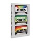 preview thumbnail 3 of 8, Stupell Retro Cassette Tapes Canvas Wall Art Design By Connie Resch
