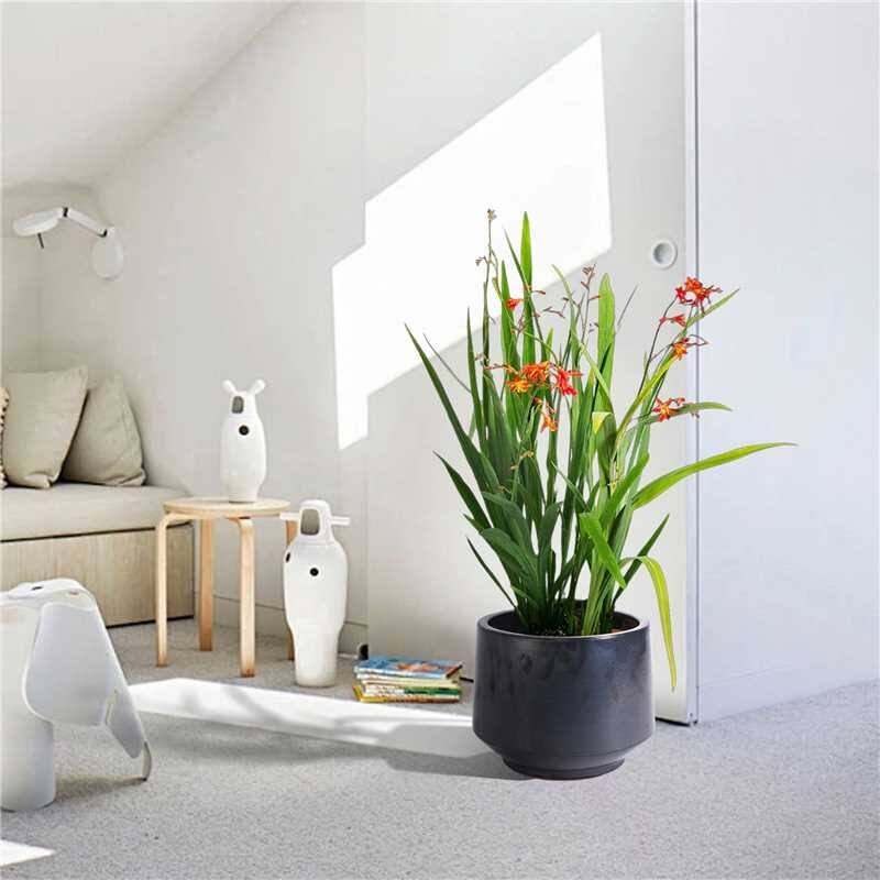 Anmytek Ceramic Planter Set of 3 for Indoor Outdoor Use