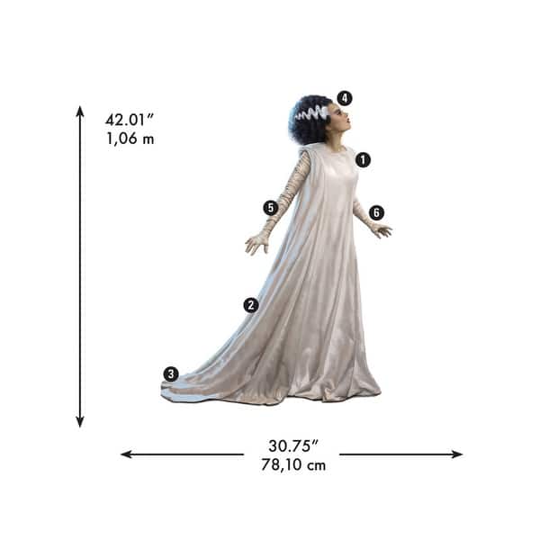 Classic Monsters Bride Of Frankenstein Giant Peel and Stick Wall Decals by RoomMates