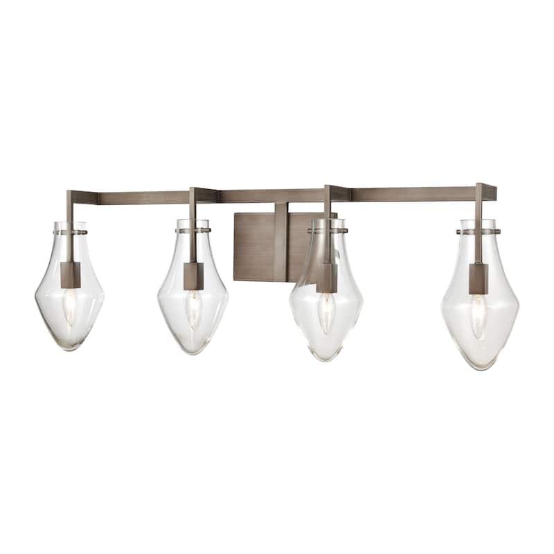 Culmination 26-inch Wide 3-Light Vanity Light in Weathered Zinc - 36