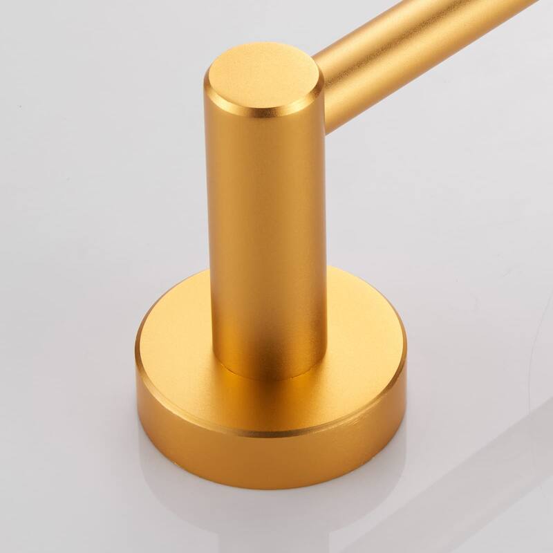 6 Piece Bathroom Hardware Set Wall Mount Adjustable Towel Bar, Hand Towel Ring, Toilet Paper Holder Towel Robe Hook Modern Sets