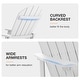 preview thumbnail 28 of 134, WINSOON All Weather HIPS Outdoor Rocking Chair, Set of 2