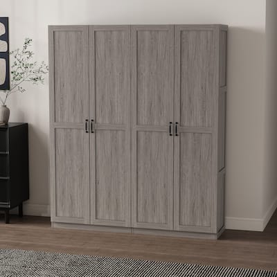 Manhattan Comfort 2-Piece Modern Cornelia Storage Closet