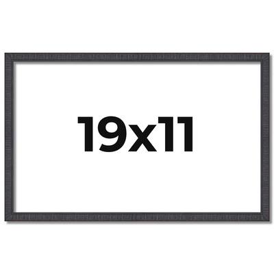 19x11 Frame Brown Picture Frame - Complete Modern Photo Frame Includes