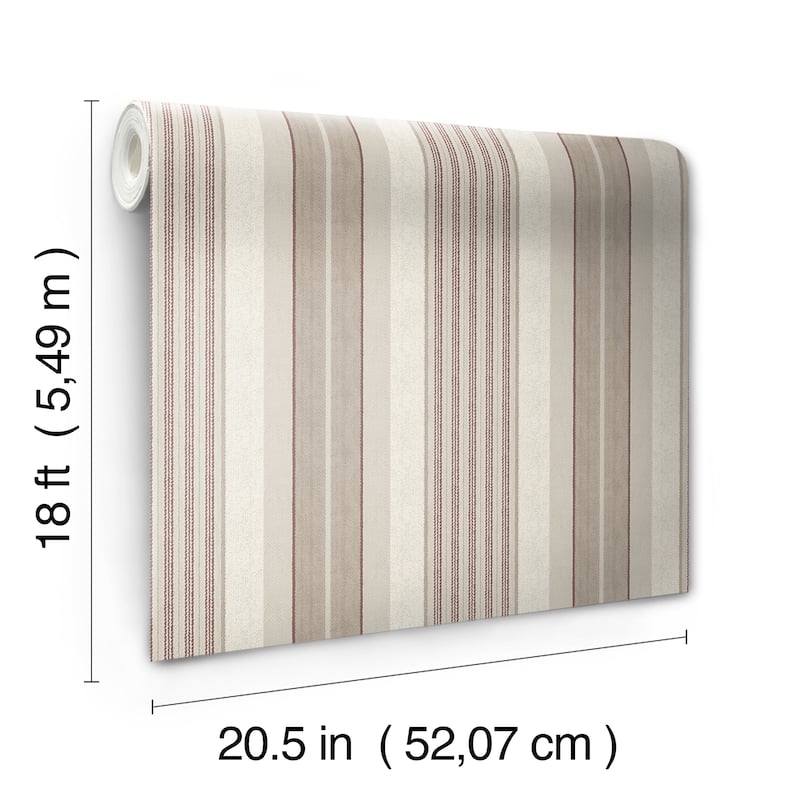 NuWallpaper Waverly Escot Red Peel and Stick Wallpaper - N/A