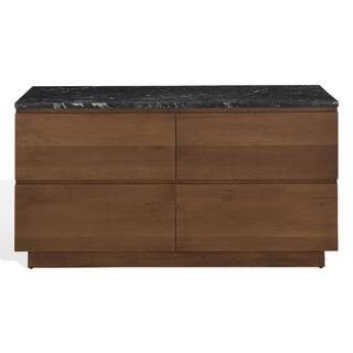 SAFAVIEH Couture Lilybelle Marble Top 4-Drawer Dresser
