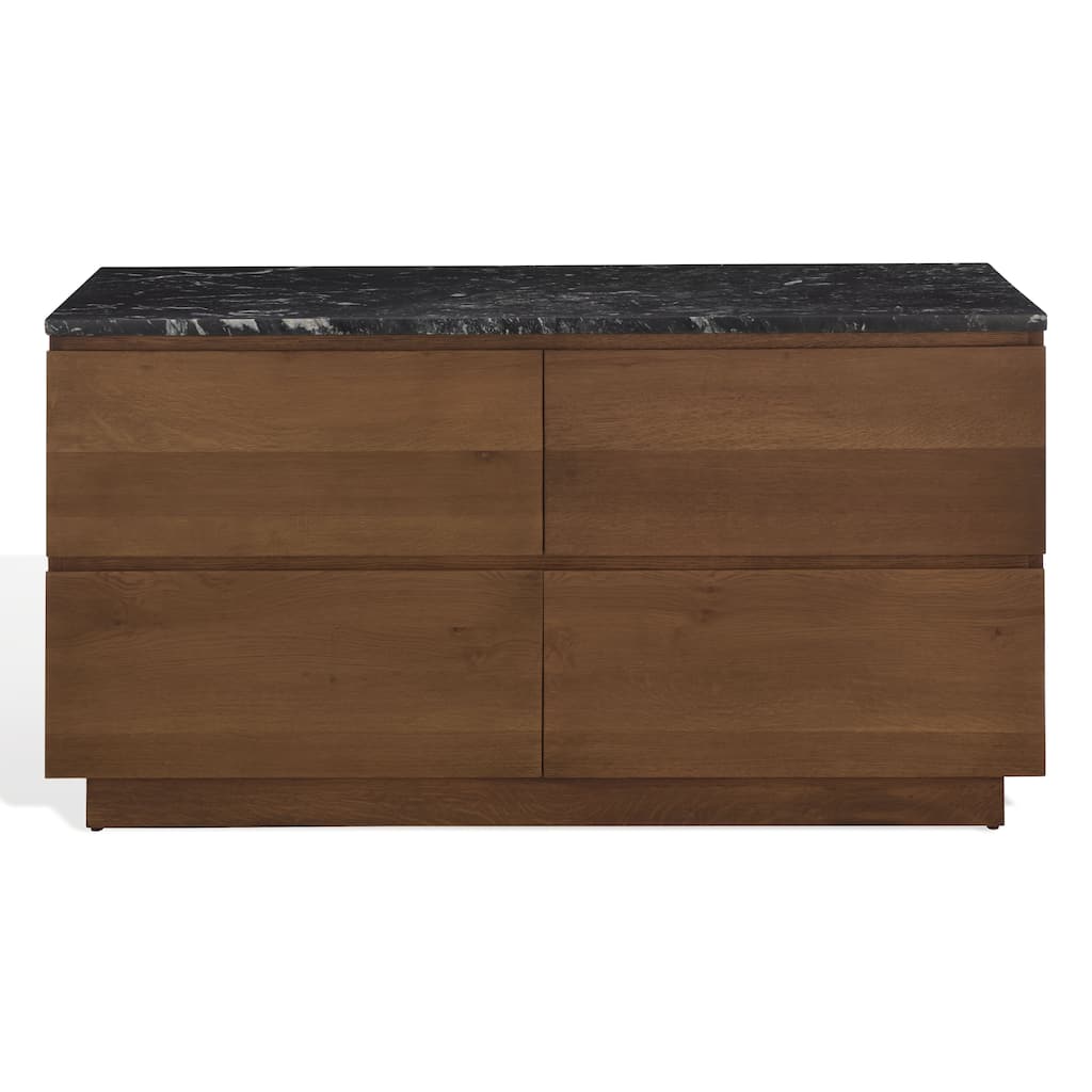 SAFAVIEH Couture Lilybelle Marble Top 4-Drawer Dresser
