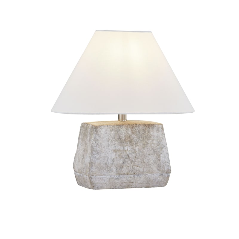Kingston 13" Table Lamp with Linen Shade, Gray (Set of 2)