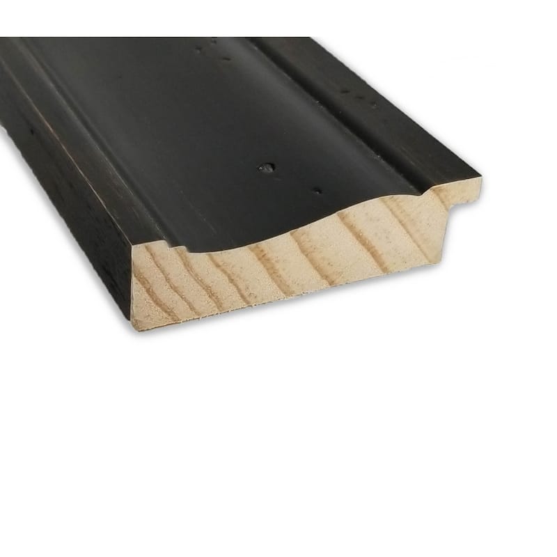 Amanti Art Rustic Pine Black Framed Magnetic Board