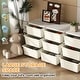 preview thumbnail 4 of 6, Qaba 3 Tier Kids Storage Unit, 9 Drawer Chest Toy Organizer Plastic Bins for Kids Bedroom Nursery Kindergarten