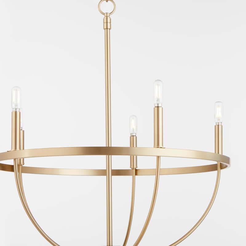 Quorum International 6374-5 Tribute 5 Light 28" Wide Ring Chandelier